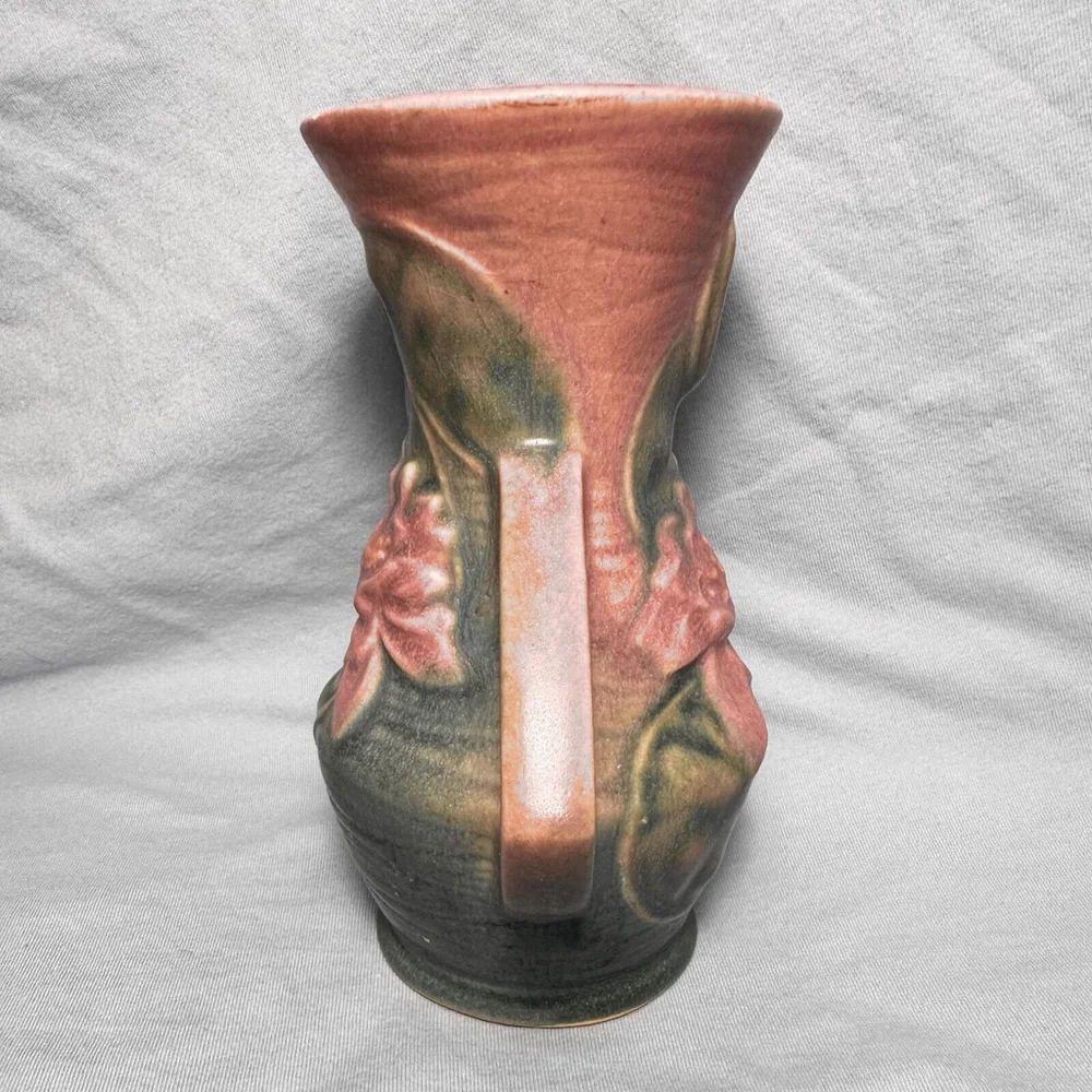Vintage Original Roseville Pottery Water Lily Vase Approx. 6 inches tall